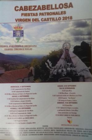 Imagen FIESTAS PATRONALES VIRGEN DEL CASTILLO 2018